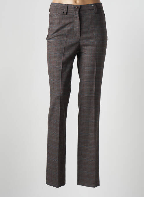 Pantalon slim maro ATELIER GARDEUR femeie