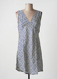 Rochie scurtă fără mâneci fără mâneci albastru SINOE BY BAMBOO'S femme