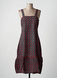 Rochie midi imprimeu floral bretele subțiri negru SINOE BY BAMBOO'S femeie