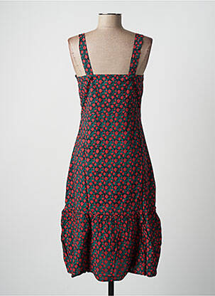 Rochie midi imprimeu floral bretele subțiri negru SINOE BY BAMBOO'S femeie