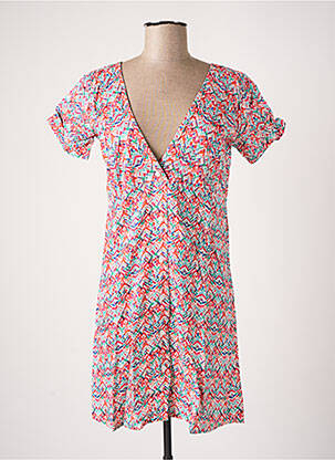 Rochie scurtă mâneci scurte mâneci scurte roșu SINOE BY BAMBOO'S femeie