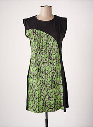 Rochie scurtă fără mâneci fără mâneci verde BAMBOO'S femeie