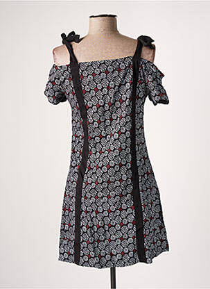 Rochie scurtă mâneci scurte mâneci scurte negru BAMBOO'S femeie