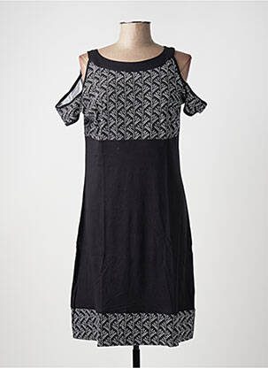 Rochie midi negru BAMBOO'S femeie