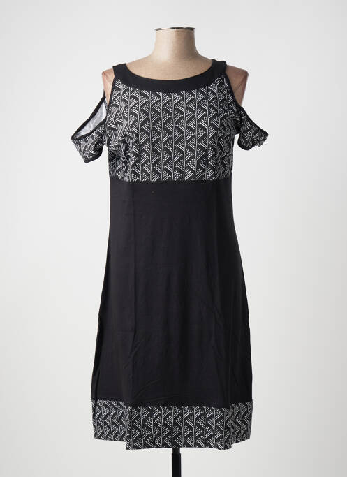 Rochie midi negru BAMBOO'S femeie