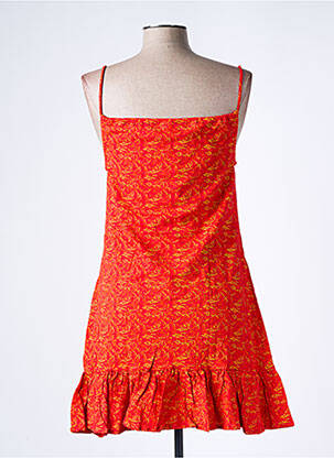 Rochie scurtă croială cambrată bretele subțiri roșu SINOE BY BAMBOO'S femeie
