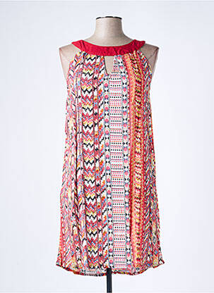 Rochie scurtă croială fluidă bretele subțiri roșu SINOE BY BAMBOO'S femeie
