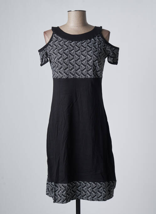 Rochie midi negru BAMBOO'S femeie