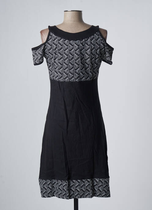 Rochie midi negru BAMBOO'S femeie