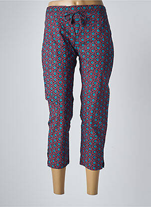 Pantalon trei sferturi talie elastică roșu SINOE BY BAMBOO'S femeie