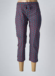 Pantalon trei sferturi talie elastică roșu SINOE BY BAMBOO'S femme