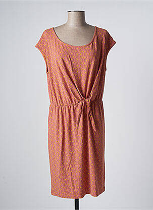 Rochie midi mâneci scurte mâneci scurte roz ZILCH femeie