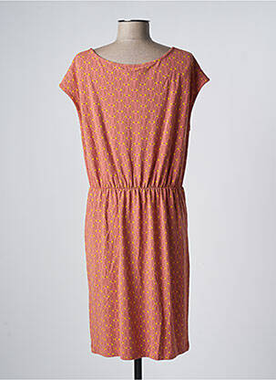 Rochie midi mâneci scurte mâneci scurte roz ZILCH femeie