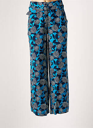 Pantalon larg albastru ZILCH femeie