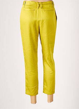 Pantalon 7/8 țesătură poplin mărime normală verde ZILCH femeie