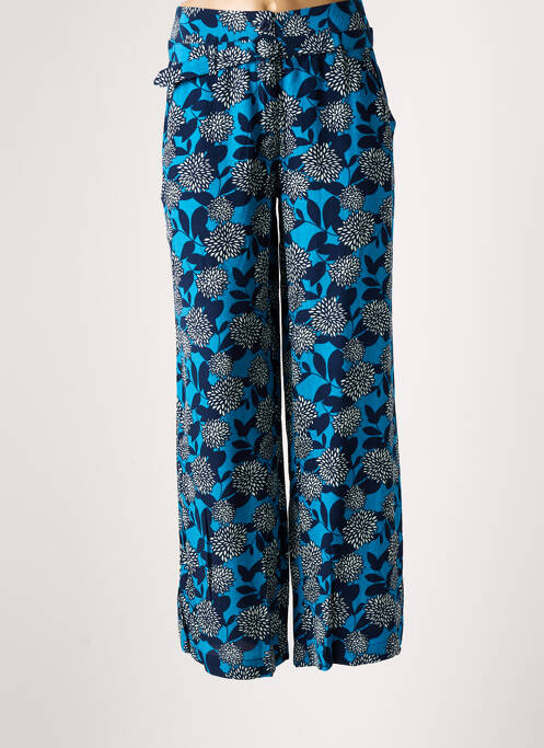 Pantalon larg albastru ZILCH femeie