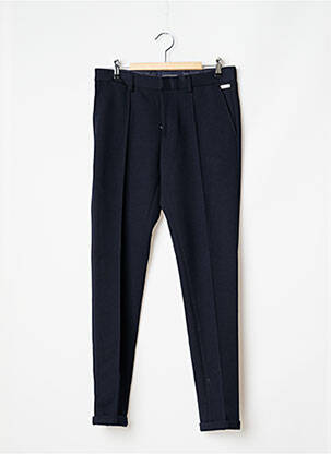 Pantalon slim țesătură poplin mărime normală albastru MAISON SCOTCH bărbat