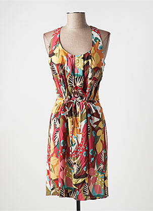 Rochie midi roșu C'EST BEAU LA VIE femeie