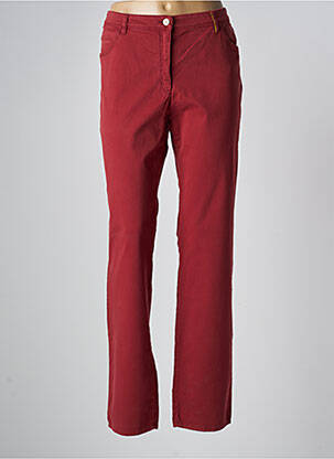 Pantalon drept roșu COUTURIST femeie