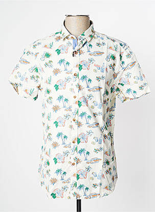 Cămașă cu mâneci scurte bej LEE COOPER bărbat