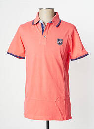 Polo croială dreaptă mâneci scurte negru CAMBRIDGE homme