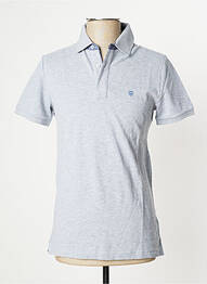 Polo croială dreaptă mâneci scurte gri CAMBRIDGE homme