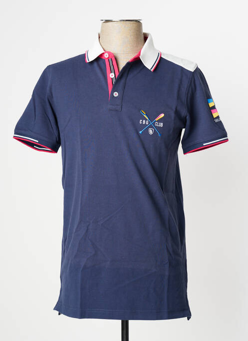 Polo albastru CAMBRIDGE bărbat