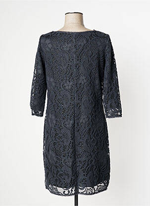 Rochie midi mâneci 3/4 mâneci 3/4 gri LA FEE MARABOUTEE femeie