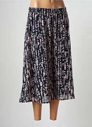 Fustă midi albastru SIGNATURE femme