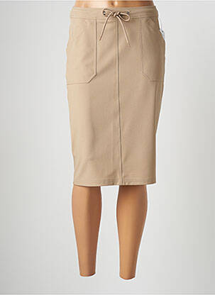 Fustă midi bej BARBARA LEBEK femeie