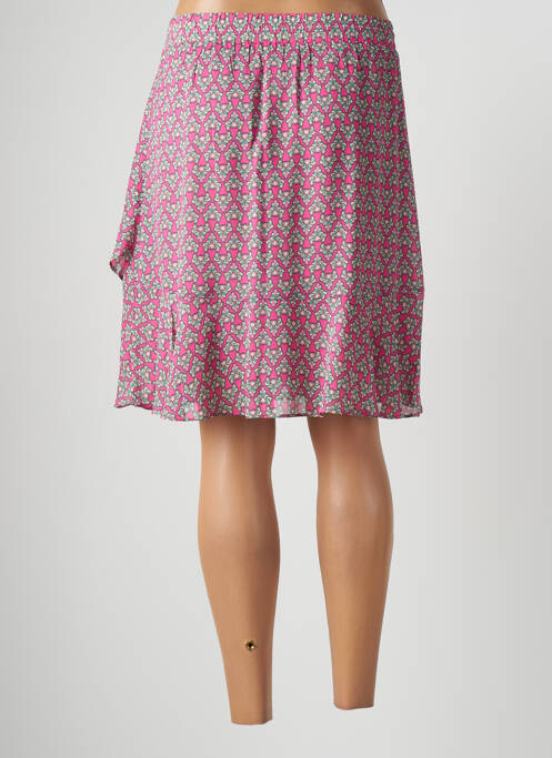 Fustă midi roz ESQUALO femeie
