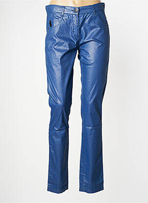 Pantalon slim albastru MAE MAHE femeie