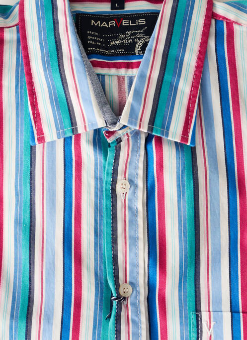 Cămașă cu mâneci lungi albastru MARVELIS bărbat