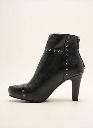 Botine/ghete toc de 7 la 9 cm negru LES P'TITES BOMBES femeie