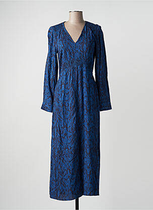 Rochie lungă albastru AN' GE femeie