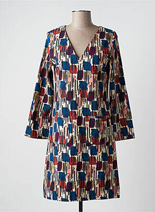 Rochie midi bej MADE IN SENS femeie