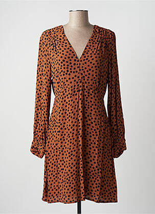 Rochie midi maro AN' GE femeie