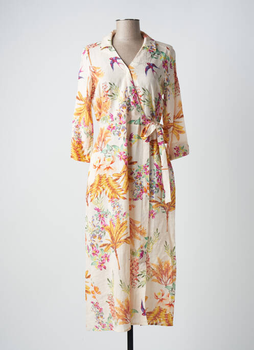 Rochie lungă bej DIANE LAURY femeie