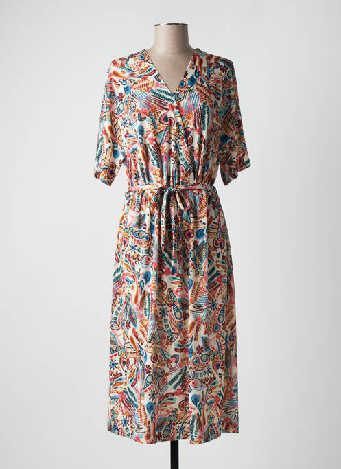 Rochie midi bej DIANE LAURY femeie