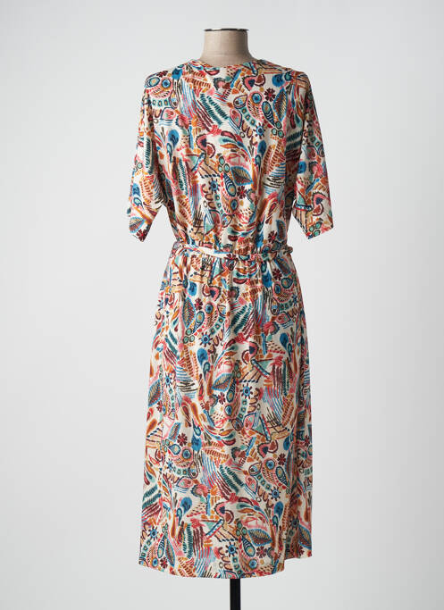 Rochie midi bej DIANE LAURY femeie