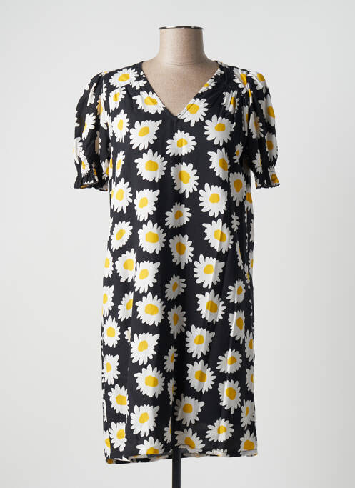 Rochie scurtă mâneci scurte mâneci scurte negru COMPAÑIA FANTASTICA femme