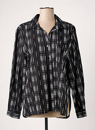 Cămașă croială dreaptă mâneci lungi negru MASAI femme