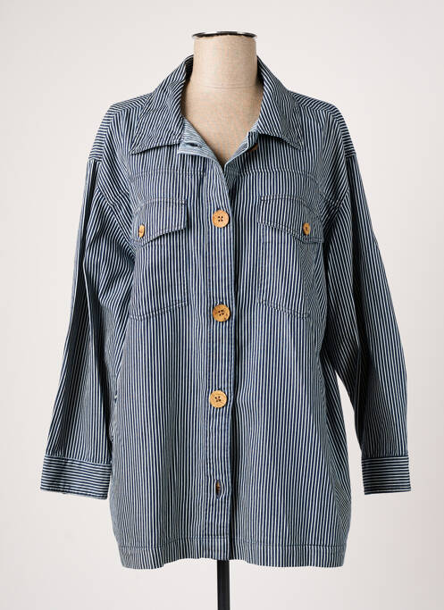 Jachete casual albastru SKFK femeie