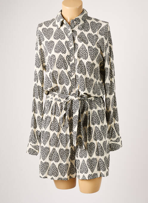 Salopetă scurtă bej COMPAÑIA FANTASTICA femeie