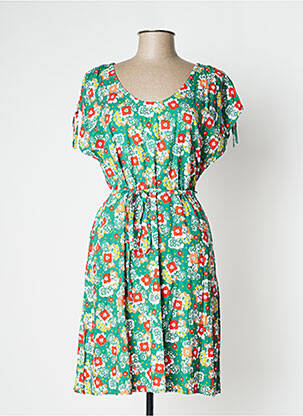 Rochie midi verde PRINCESSE NOMADE femeie