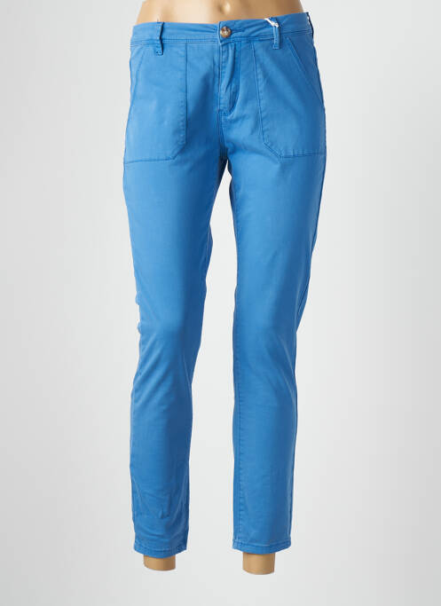 Pantalon 7/8 albastru F.A.M. femeie
