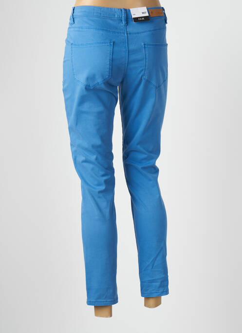 Pantalon 7/8 albastru F.A.M. femeie