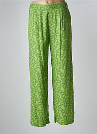 Pantalon larg verde COMPAÑIA FANTASTICA femme