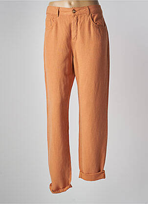 Pantalon drept portocalie LOLA ESPELETA femeie