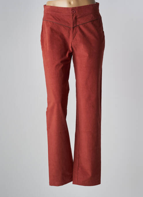 Pantalon drept portocaliu PRINCESSE NOMADE femeie